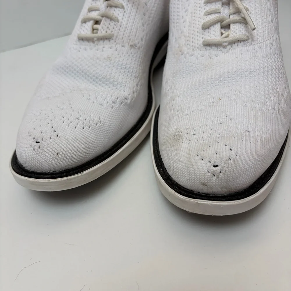 Cole Haan White Grand Evolution Stitchlite‎ Oxford Shoes Men's 8.5